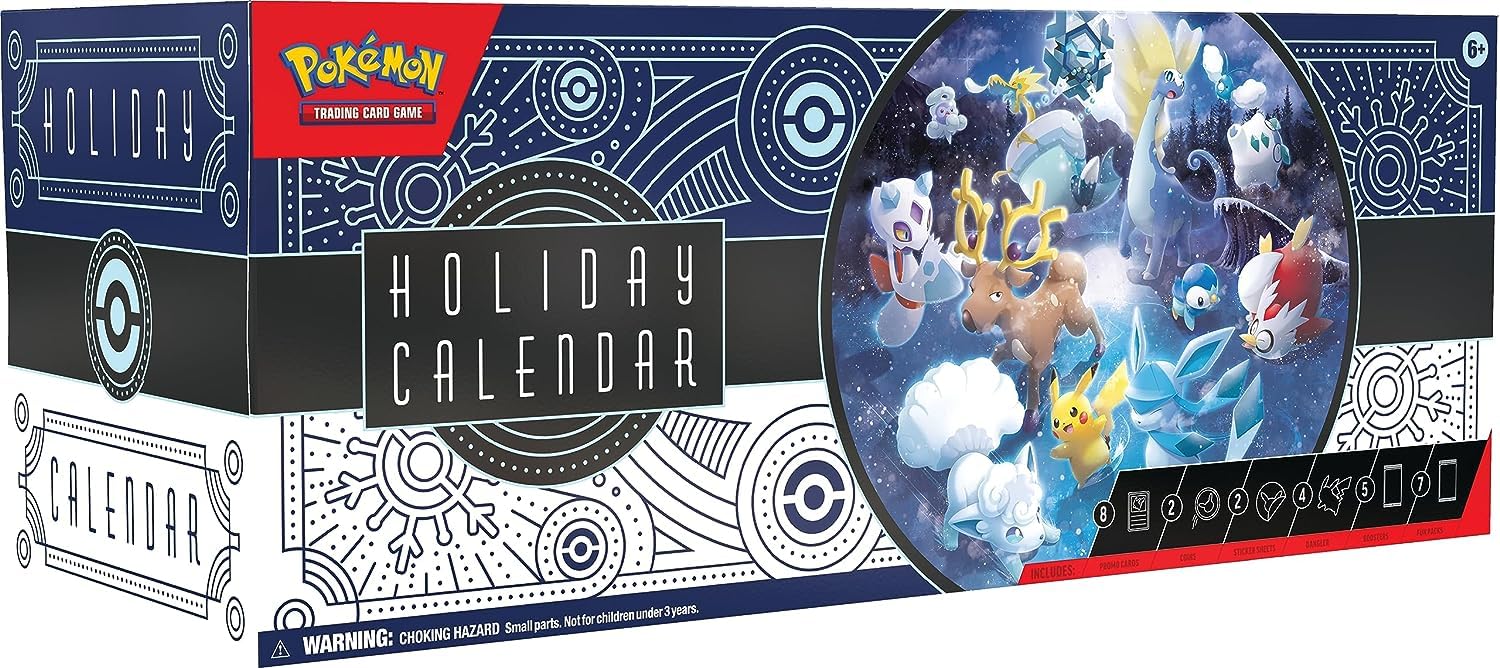 Amazon.com: Pokemon TCG: 2023 Holiday Advent Calendar : Toys & Games